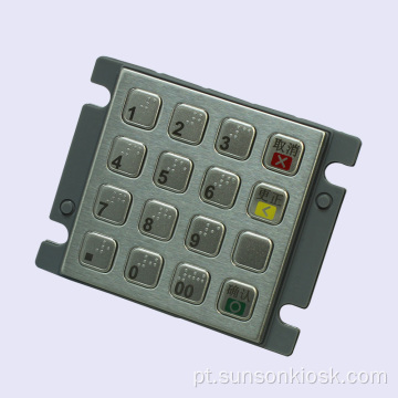 PIN pad de criptografia PCI3.0 para máquina de venda automática